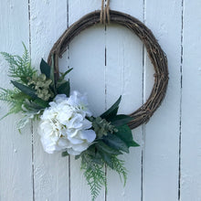 Load image into Gallery viewer, Autumn Hydrangea Wreath - Medium - Field &amp; Rose
