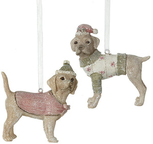  Dog Christmas Decorations in Christmas Jumpers - Field & Rose