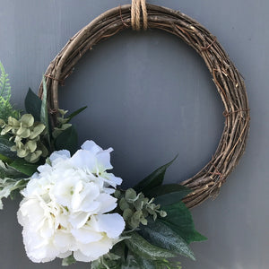 Autumn Hydrangea Wreath - Medium - Field & Rose