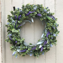 Load image into Gallery viewer, Eucalyptus &amp; Lavender Wreath - Field &amp; Rose
