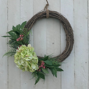 Hydrangea Wreath - Field & Rose