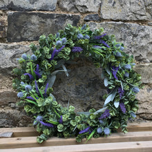 Load image into Gallery viewer, Eucalyptus &amp; Lavender Wreath - Field &amp; Rose
