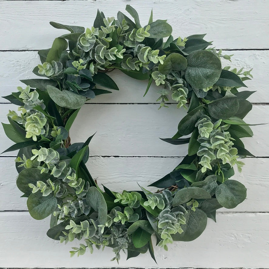 Eucalyptus Wreath . Door wreath. Made in Ireland. Field and Rose