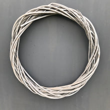 Load image into Gallery viewer, Grey Willow Wreath Base 40cm - Field &amp; Rose
