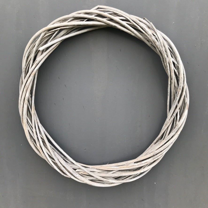 Grey Willow Wreath Base 40cm - Field & Rose