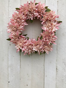 Dahlia Wreath -Medium - Field & Rose