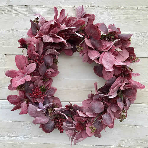 Burgundy Wreath - Large - Field & Rose