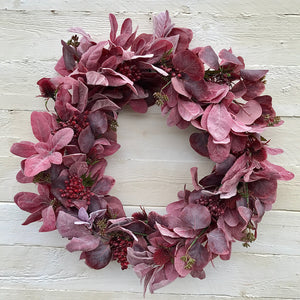 Burgundy Wreath - Large - Field & Rose